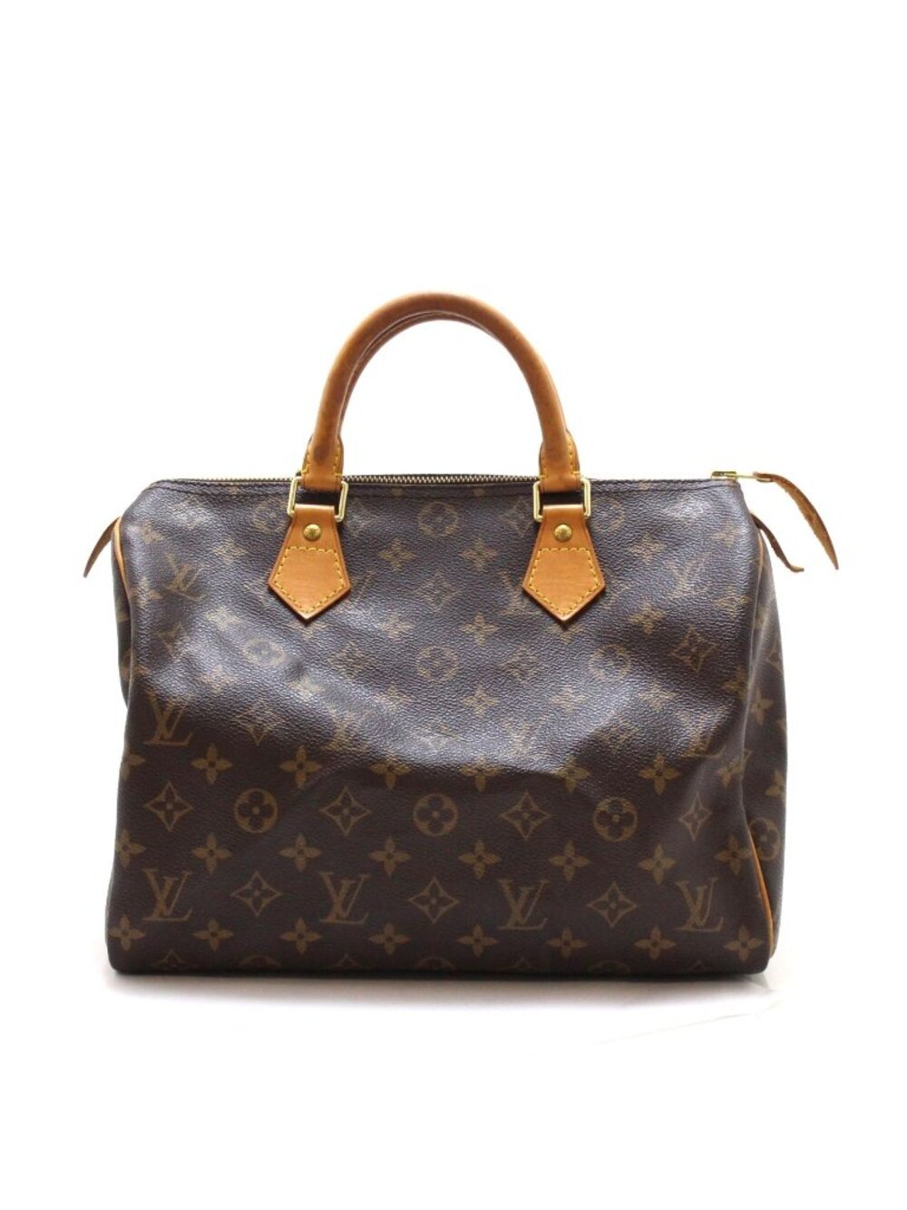 Louis Vuitton Speedy 30 Monogram Handbag Canvas Brown